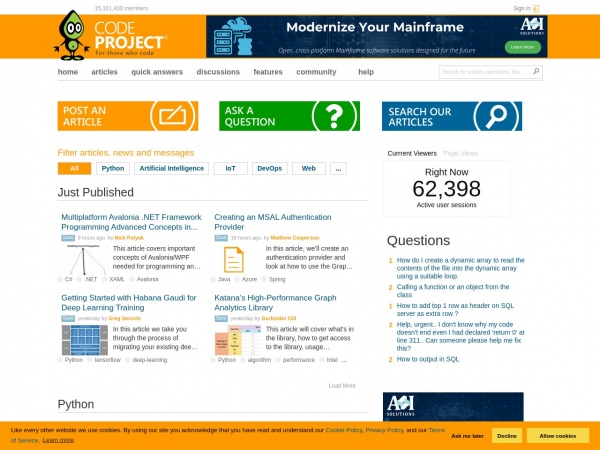 The Code Project缩略图 The Code Project缩略图